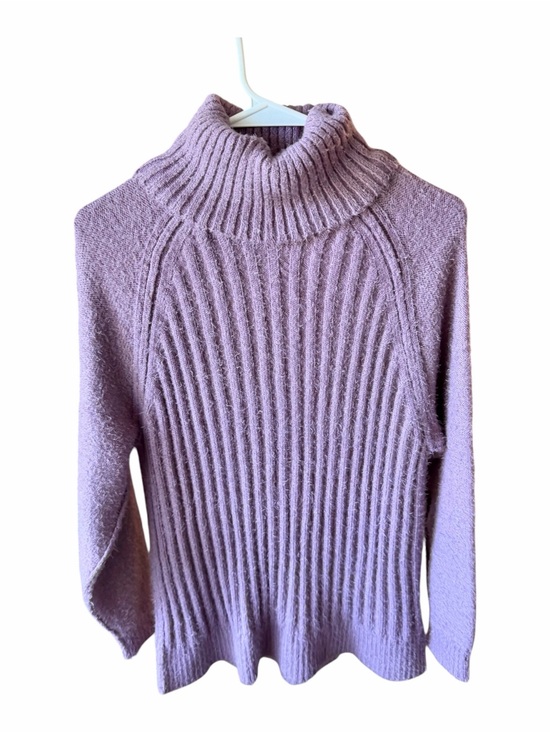 Altar'd State Sweaters - Altar'd State Cozy Fuzzy Ribbed Turtleneck Sweater Purple XS